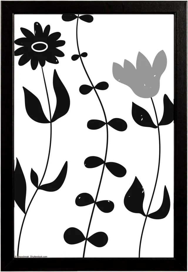 Walther Liv - Houten lijst - Fotoformaat 20x30 cm - Kunstglas - Zwart