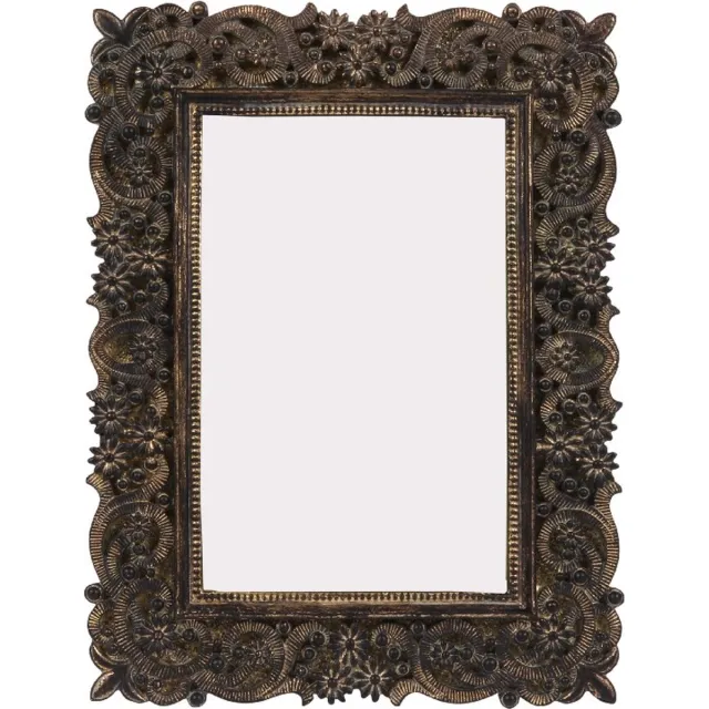 Baroque Fotolijst - Fotolijst 10x15 cm - Bruin - Resin - Staand/Liggend - 21x16x2 - Polyresin Brown