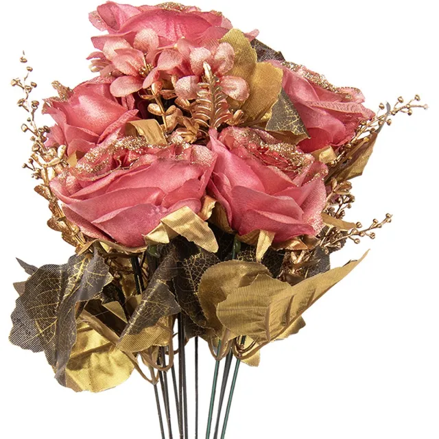 Clayre & Eef Kunstbloem 50 cm Roze Kunststof