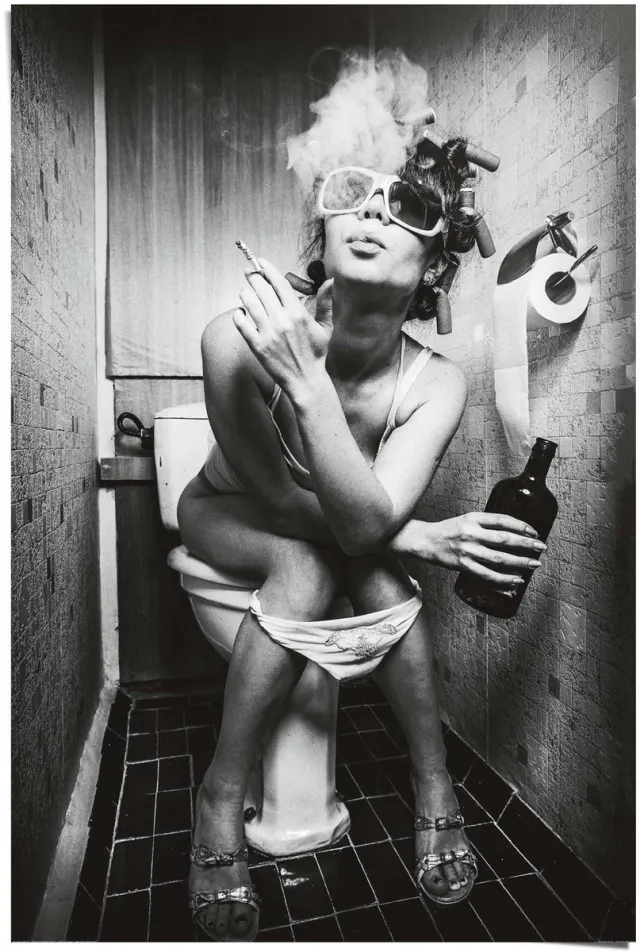 Poster Toilet - 91,5 x 61 - Papier - REINDERS
