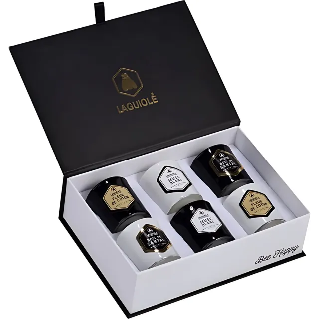 Laguiole Geurkaarsen - Giftset - 6 x 30g Kaarsen - Tropisch Houtgeur