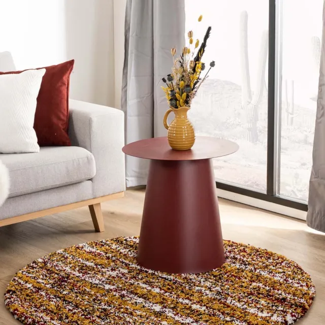 Boho&me Rond berber vloerkleed - Artisan Essa multi/okergeel 240