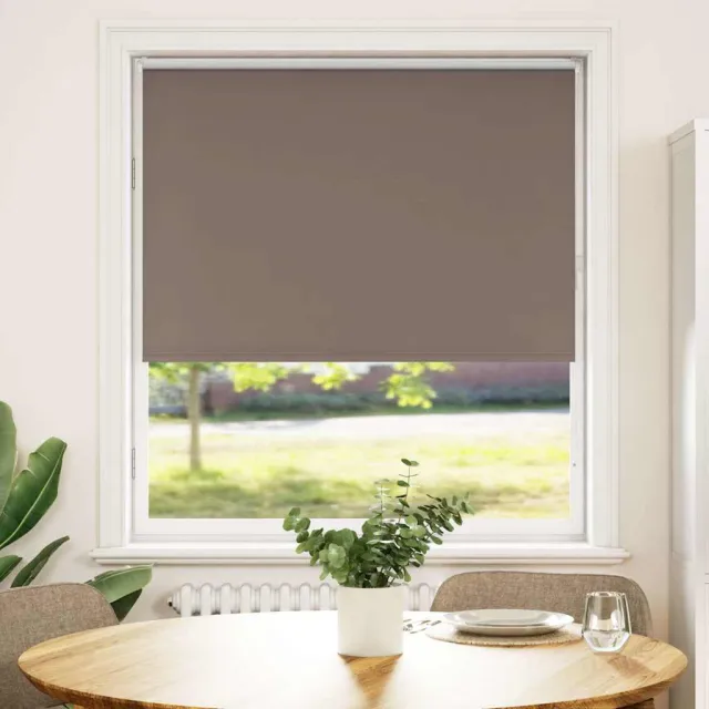 vidaXL Rolgordijn verduisterend koffie 95x150 cm stofbreedte 90,7 cm Bruin