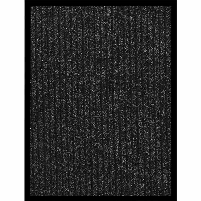 vidaXL Deurmat 40x60 cm gestreept antracietkleurig Anthraciet