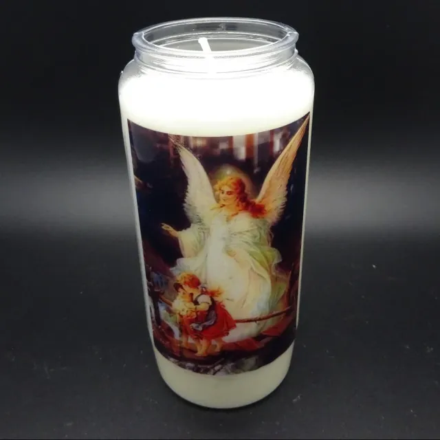 Partijhandel RODO Noveenkaars Engelen 005 - 6 dagen brander (5 stuks) wit