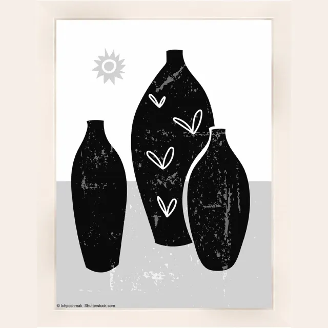 Walther Liv - Houten lijst - Fotoformaat 15x20 cm - Kunstglas - Wit