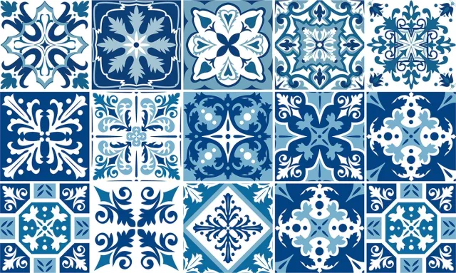 Ulticool Plaktegels - Zelfklevende Tegels - 15x15 cm - Ulticool - Holland Blauw Wit - Decoratie Sticker Tegels - 15 stuks Plakfolie Tegelstickers - Sticktiles - Badkamer - Keuken