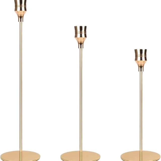 Candle Holder Kandelaar – Kaarsenhouder – Candle holder goud