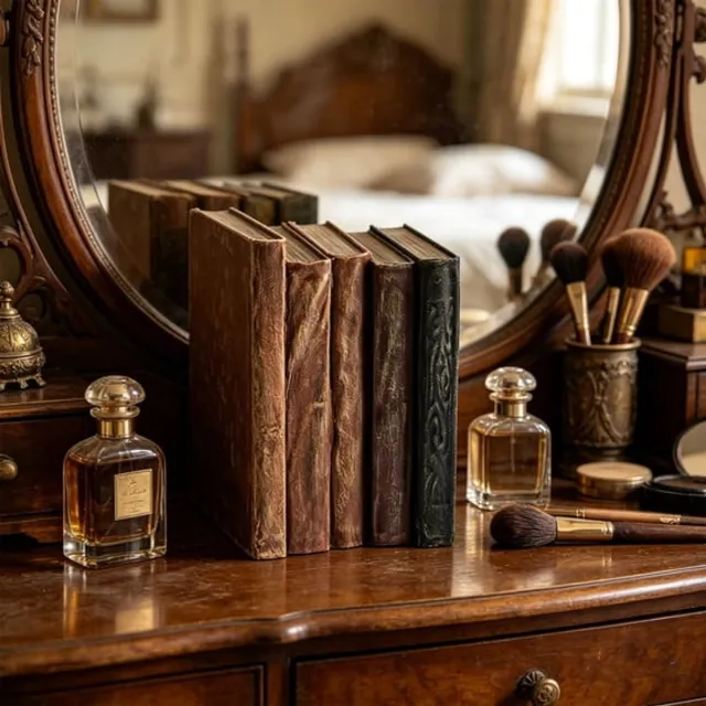 Ulisem Hars Antiek Boek Decoratie Vintage Nepboek Ornament - Boekenplank Display - Duurzaam Klassiek Bibliotheekstijl Accent - Voor Boekenkast Bureau Woonkamer Kantoor Studiekamer - Cadeau Voor Lezers En Boekenliefhebbers Kleur zoals afgebeeld