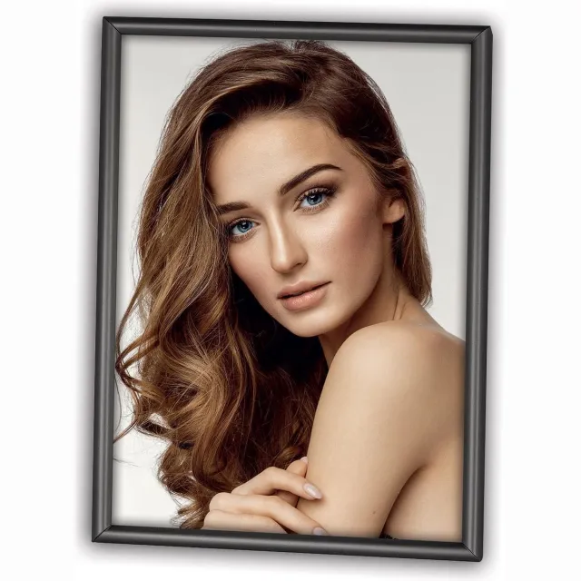 Zep Grafiet metalen fotolijst Nicole formaat 15x20 - BN116 Matzwart