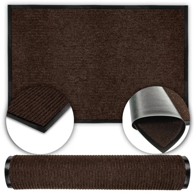 SEDDŌ Grote Buiten Deurmat 90x150cm - Antislip & Vuilwerend - Bruin