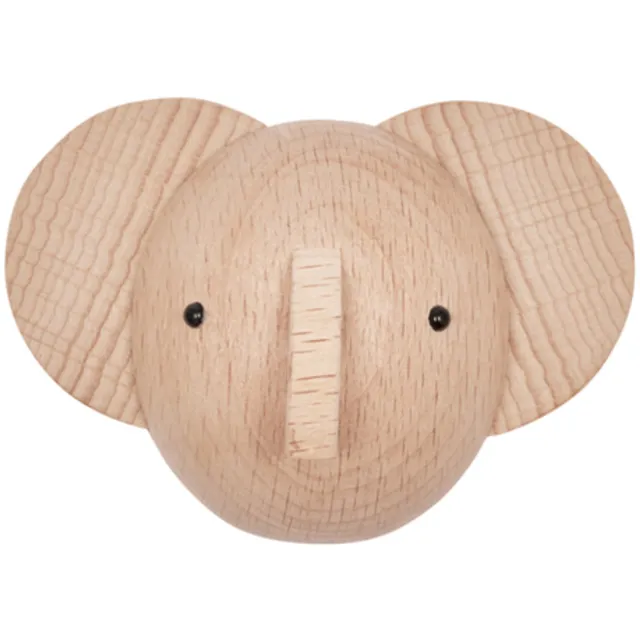 OYOY Mini Hook Wandhaak - Olifant Beige