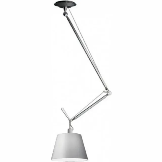 artemide Tolomeo Decentrata hanglamp Ø 32 cm satijngrijs