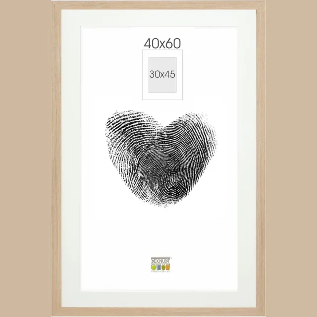 Deknudt Frames fotolijst - naturel - passe-partout - 30x45 / 40x60 cm