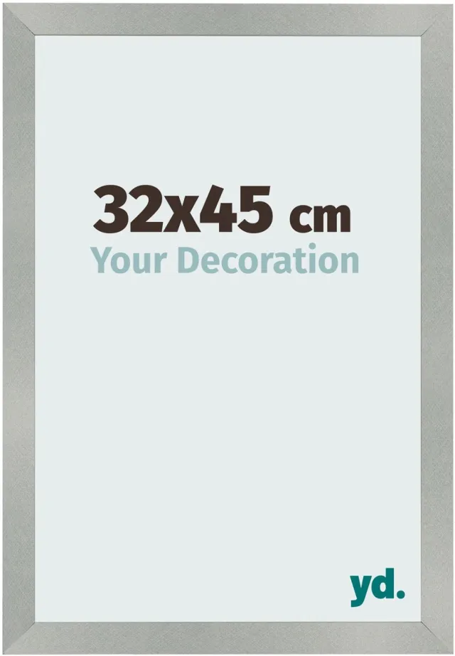 yd. Your Decoration - Fotolijst 32x45 cm - MDF - Aluminium Geborsteld - Bologna