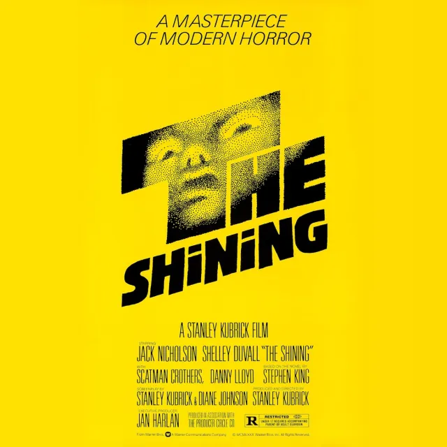 karo-art Poster - The Shining 1980, Originele Filmposter, Premium Print, Professioneel Fotopapier Multikleur