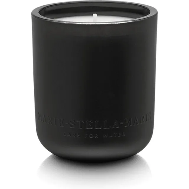 Marie-Stella-Maris Luxe Geurkaars (navulbaar) No.14 Courage des Bois - 300 gr wit / zwarte pot