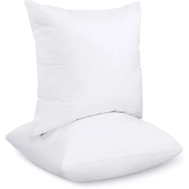 Medicline Antiallergisch Kussen 40x40 cm – Witte Microvezel – Siliconen Vulling – Zacht & Ademend – Oeko-Tex Gecertificeerd – Made in Poland