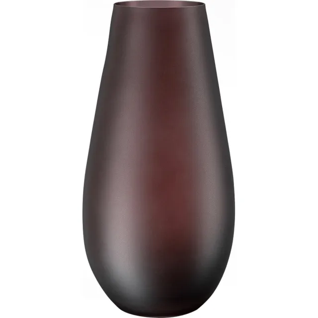 Inge Glas Inge Christmas goods Bloemenvaas New York - mat bruin - glas - 30 cm