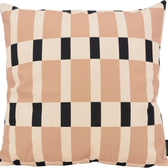 Gek op Kussens! Amber Echo Kussenhoes | 45 x 45 cm | Katoen/Polyester beige