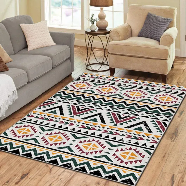 Zeo Wood Vloerkleed - Tapijt Woonkamer - Vloerkleed 160*230 cm - Anti Slip - Machinewasbaar Kleurrijk Etnisch