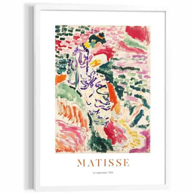 Reinders Schilderij Matisse - La Japonaise - 70 x 50 - Hout - REINDERS