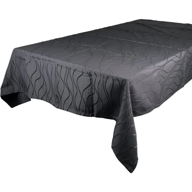 2LIF Cesano Tafelkleed Textiel anthraciet 140x180cm Grijs