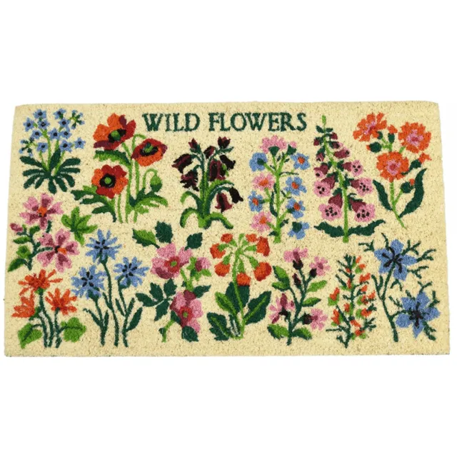 Rex London Deurmat 'Wild Flowers' Bruin