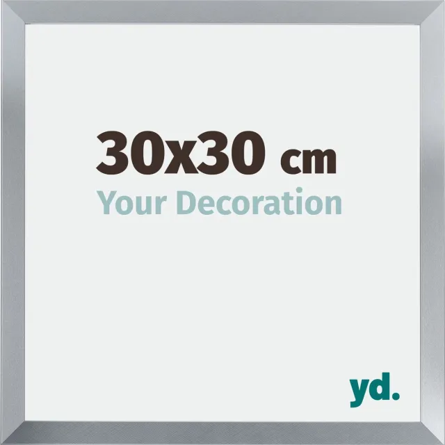 yd. Your Decoration - Fotolijst 30x30 cm - MDF - Zilver Glans - Catania