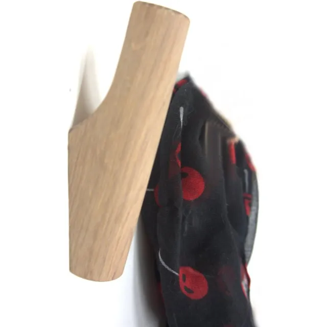 RHOOTZ Kapstok - muurhaak - jashaak - naturel eiken -model "LOLA"