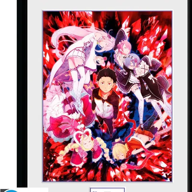 GB eye RE: ZERO - Framed print "Key Art" (30cm x 40cm) Meerkleurig