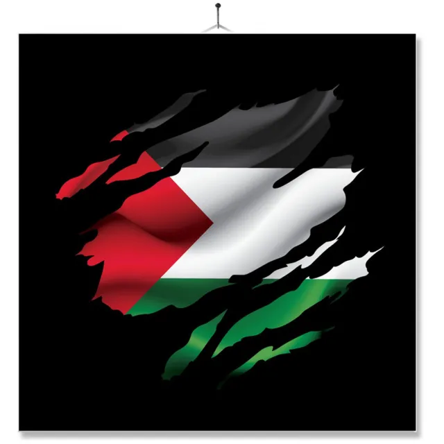 MC Living Tegel Met Opdruk | Vlag Palestina Multi-Color