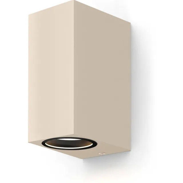 Calex Sanremo wandlamp Downlight - GU10 - zand