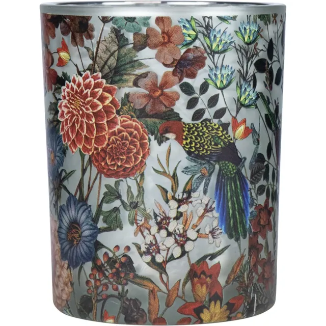 Mars & More Fleury dahlias - theelichthouder glas - medium Ø 10 cm Multi