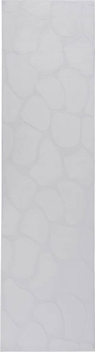 Beliani KAWI - Vloerkleed - Lichtgrijs - 80 x 300 cm - Polyester