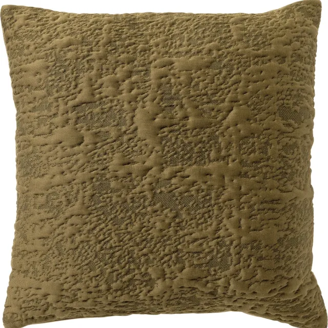 Dutch Decor Sierkussen Lyla - Polyester - Groen - 45x45 cm (BxH) - 3D Patroon