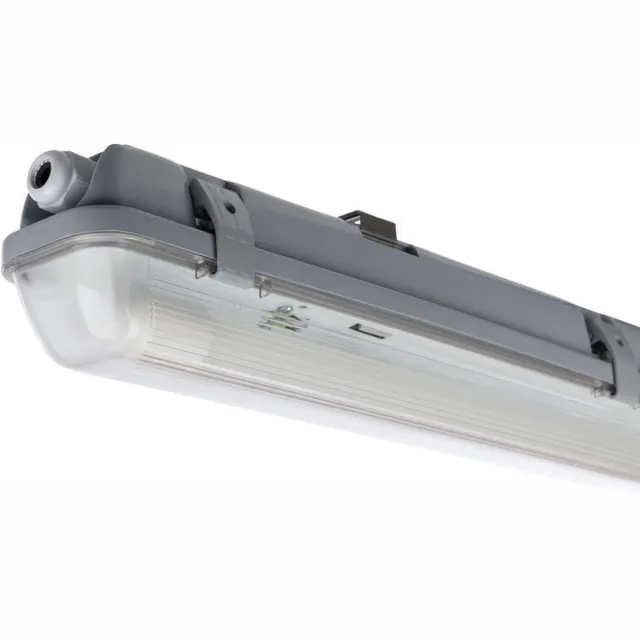 Müller-Licht LED TL Opbouwarmatuur Aquaslim - 150cm - 22W - Waterdicht IP65 - Neutraal Wit Zwart