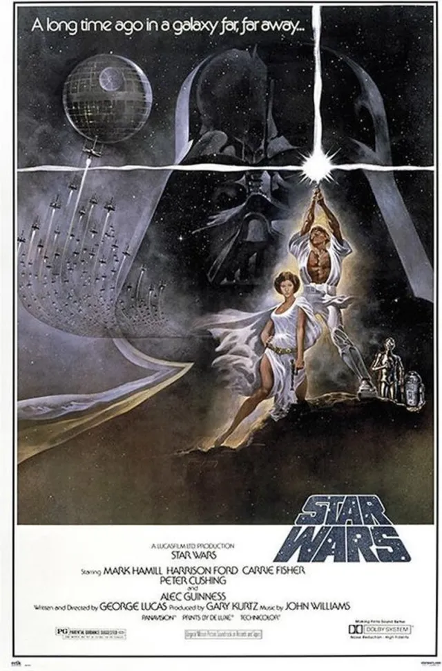 Posterpoint Star Wars poster - A New Hope - Darth Vader - Luke Skywalker - 61 x 91.5 cm Multi