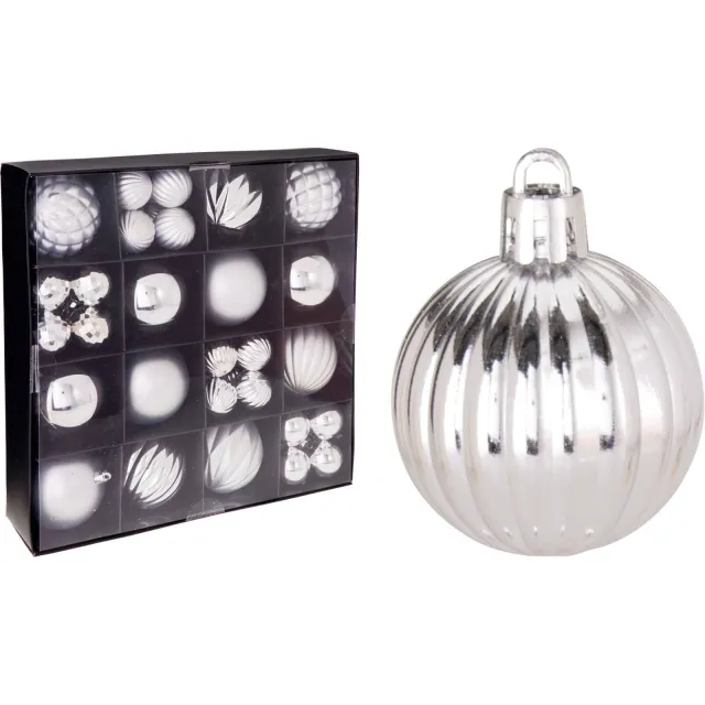 Home & Styling Collection KERSTBAL 44STS ZILVER