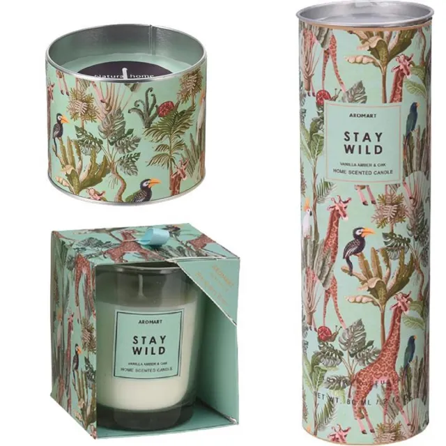 H&S Decoration Geurkaars- diffuser - geurverspreider - geurstokjes - decoratie woonkamer groen en zwart