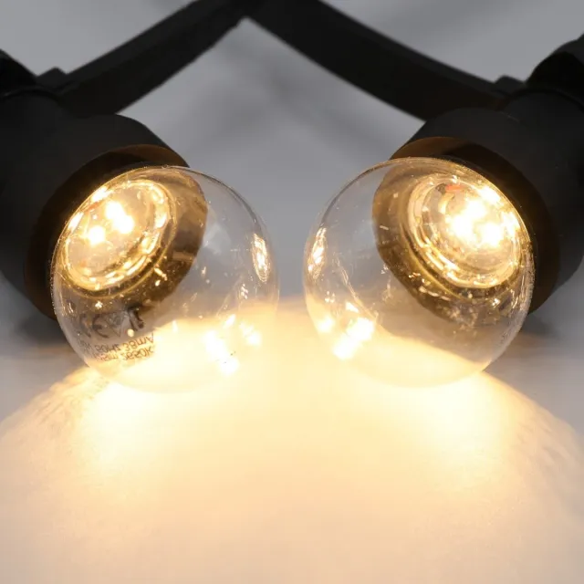 LumenXL Prikkabel set met dimbare LED lampen met LEDs in bodem