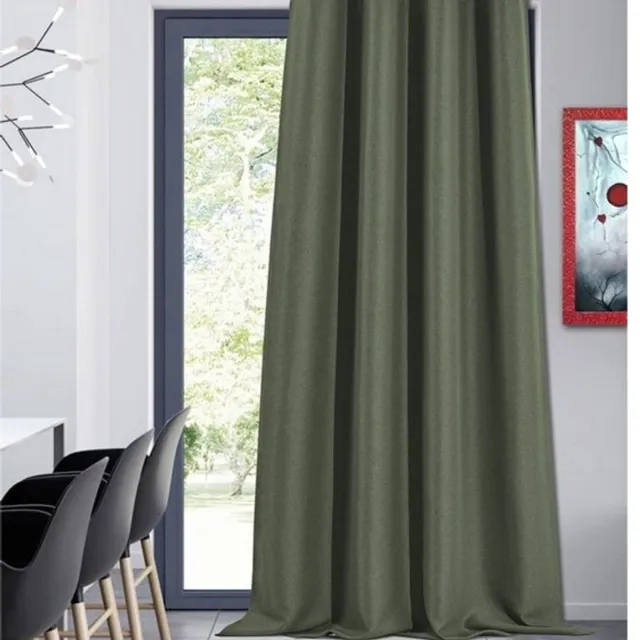 home style Kant en Klaar Gordijn – Verduisterend – Met Ringen – 135x260 cm – Groen
