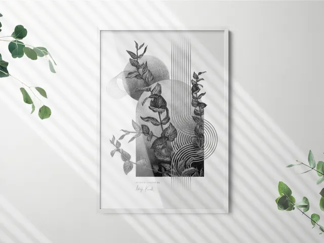 Coloray Witte Fotolijst - Witte Fotolijst Minimalistisch - 70x100 cm - Poster Lijst - Witte Fotolijst Voor Aan De Wand - Elegante Fotolijst - Fotolijst Voor Kantoor - Decoratieve Fotolijst - Fotolijst Modern Design