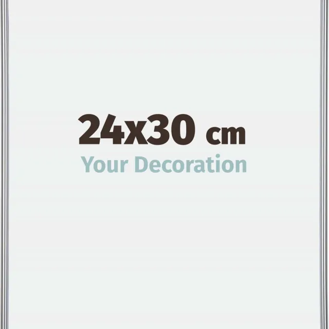 yd. Your Decoration - Fotolijst 24x30 cm - Kunststof - Zilver Hoogglans - Annecy
