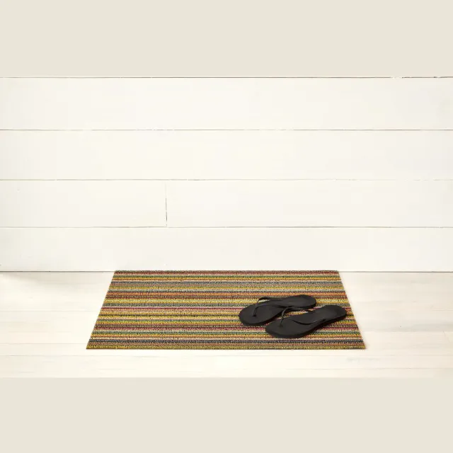 CHILEWICH doormat 46x71cm Skinny Stripe bright multi