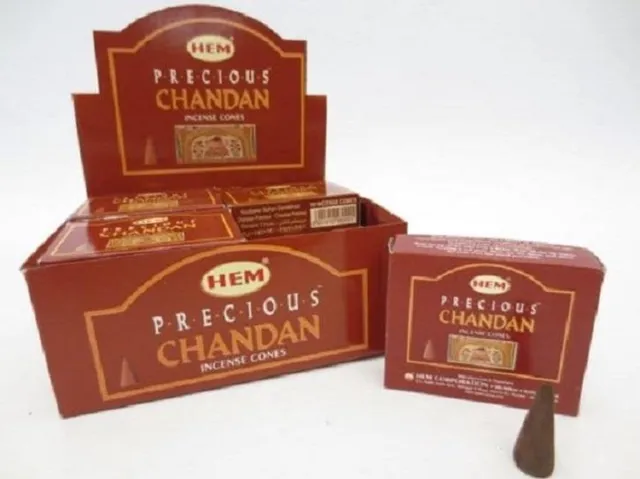HEM Wierook Kegels Chandan (12 pakjes) Bruin