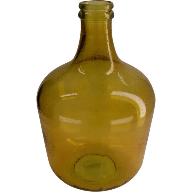 Dijk Natural Collections DKNC - Vaas Bonn - Gerecycled glas - 27x42cm - Bruin