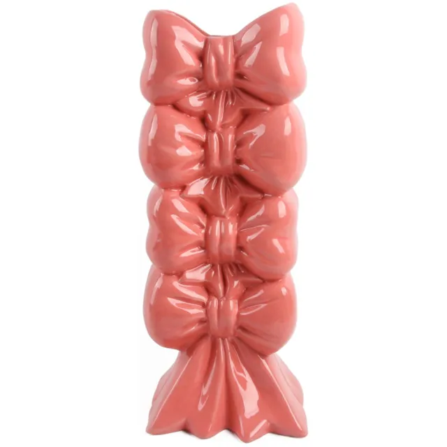 Homebound by Kolony HomeBound by KY | Aardewerk vaas bows | bloemenvaas Roze