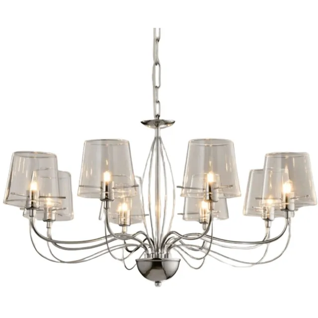KOSILUM Matane - Lamp - Doorzichtig - Metaal en glas