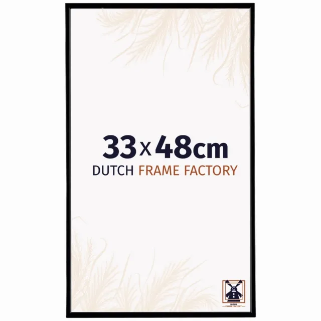 Dutch Frame Factory Fotolijst 33x48 cm - Kunststof - Zwart Mat - Easy